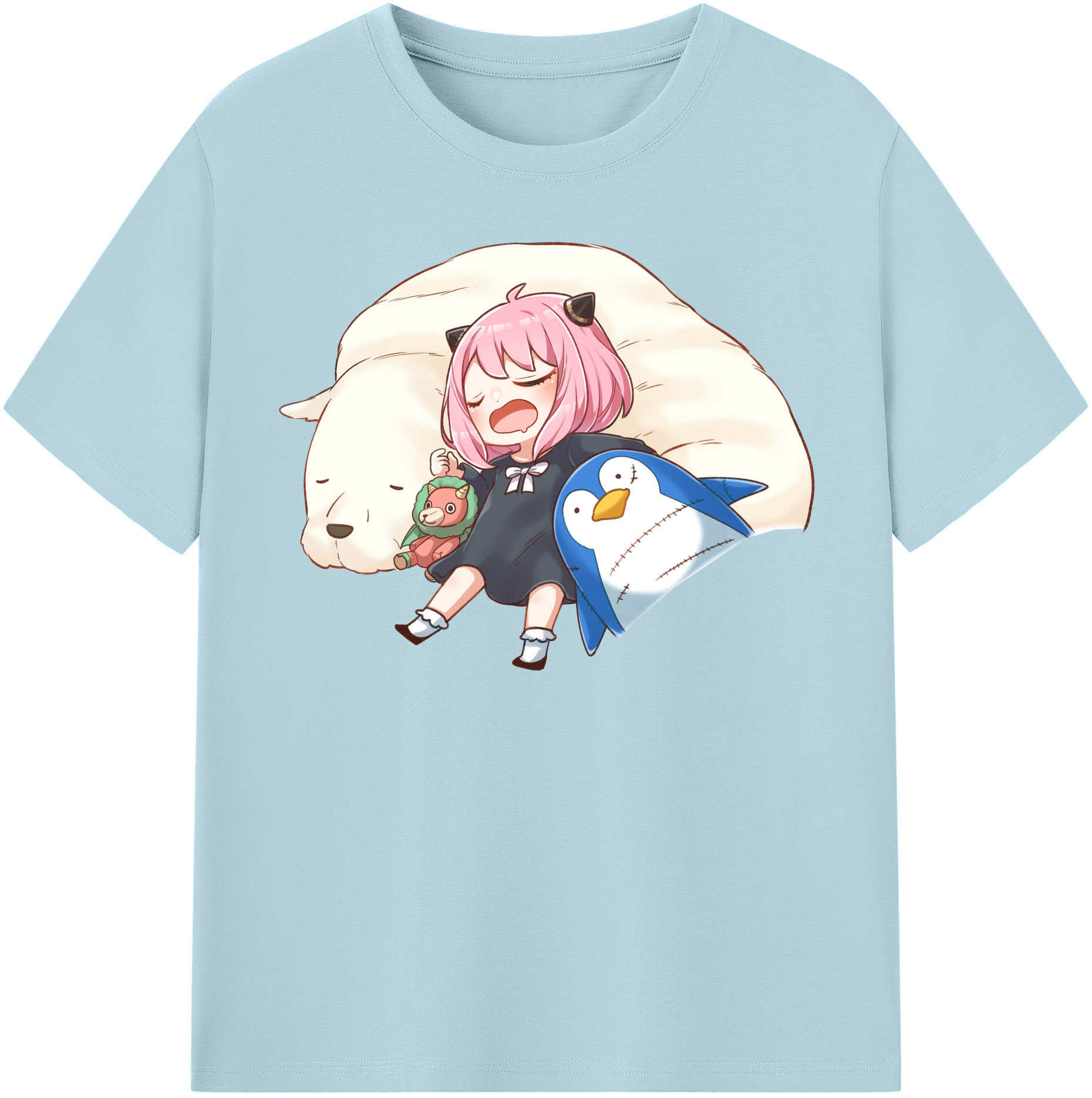 （画像用） SPY×FAMILY间谍家家酒 綿100％半袖Tシャツ（フロントプリント）
